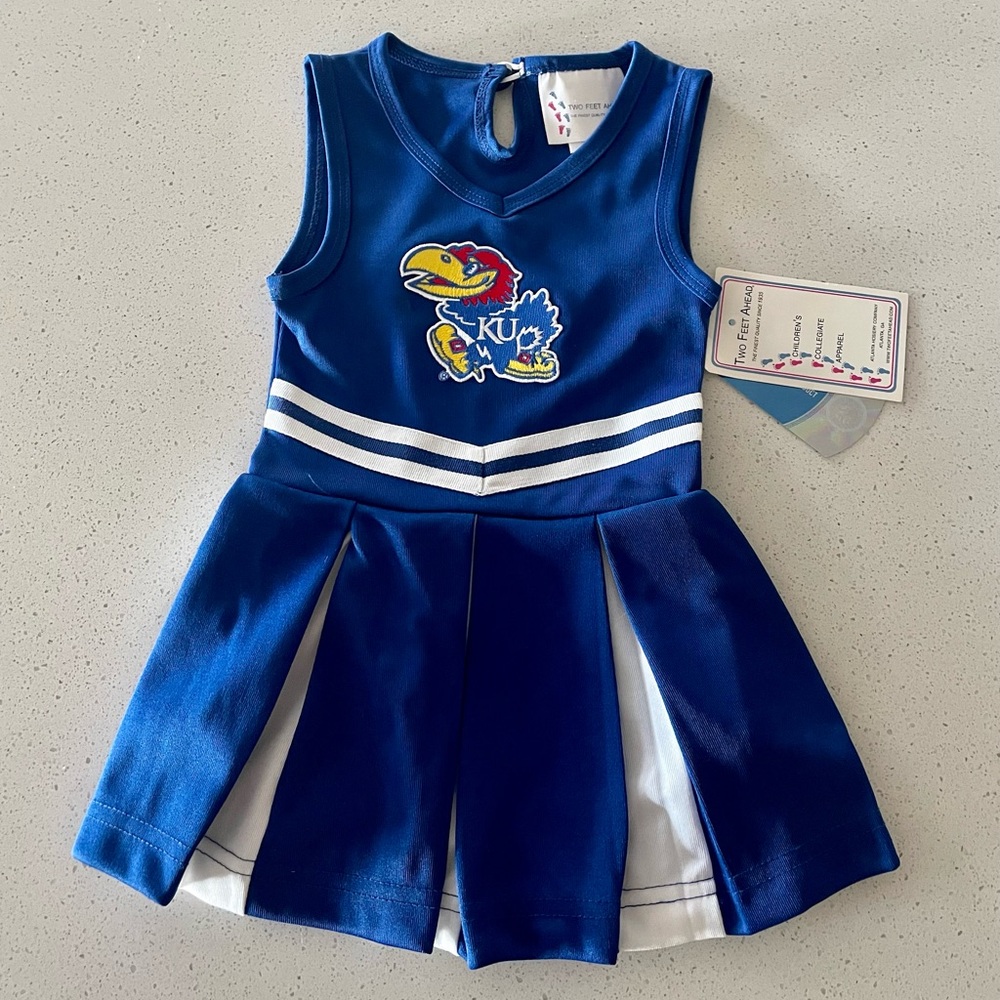 Kansas Jayhawks cheer dress